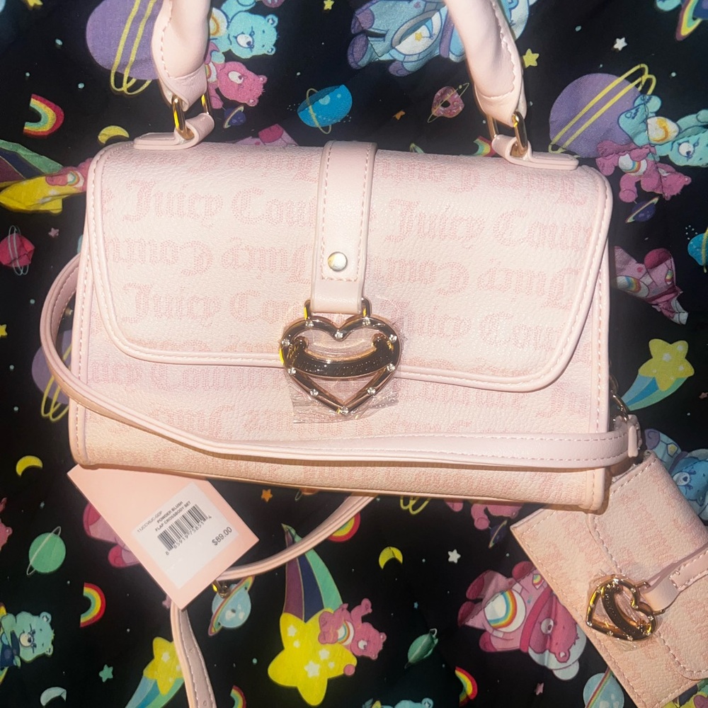 Juicy Couture Powder Blush Flap Crossbody